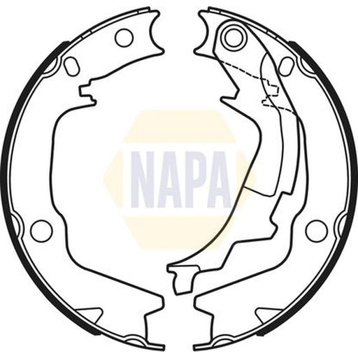 NAPA Parking Brake Shoe Set NBS5046