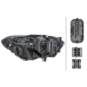 Hella Headlight Headlamp PY21W Left 1ZS 010 741-671