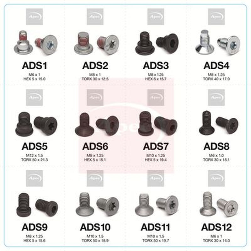 Apec Brake Disc Bolt ADS58