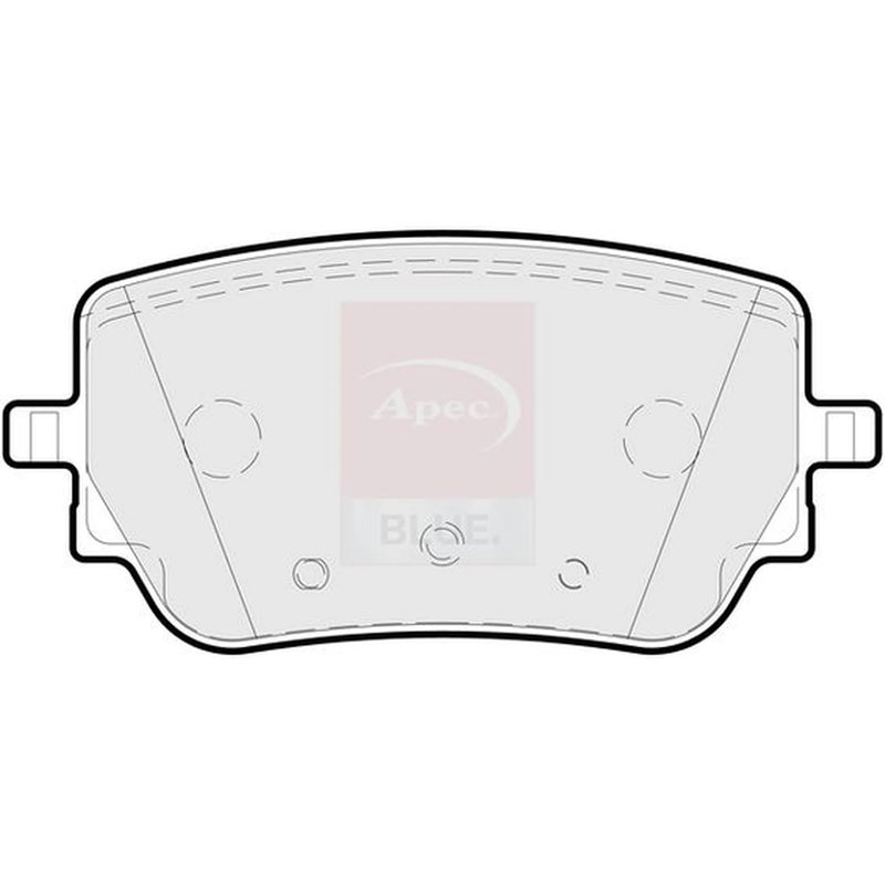 Apec Rear Brake Pad Set PD3937