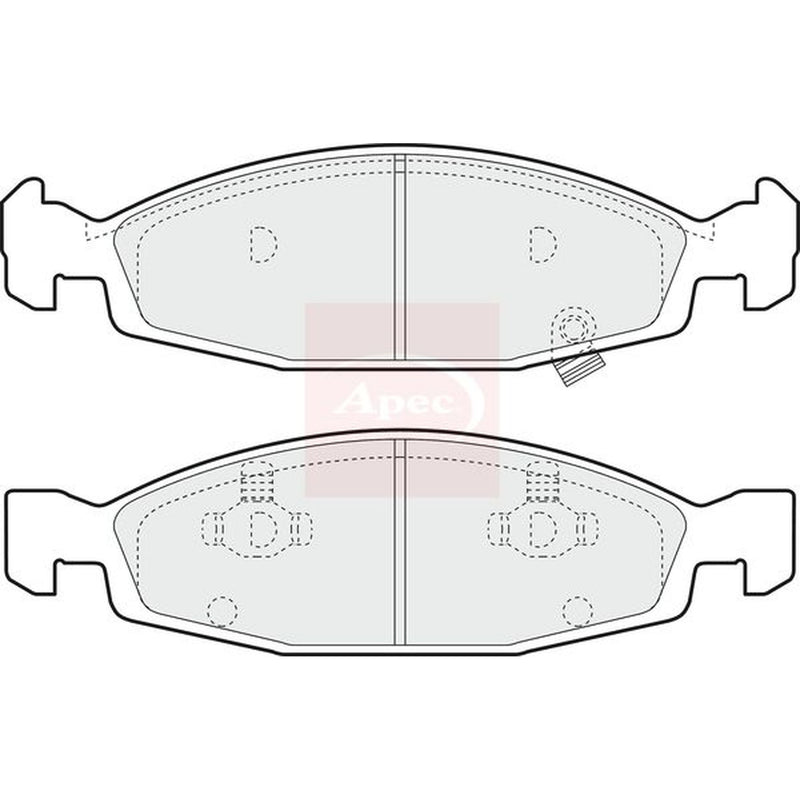 Apec Front Brake Pad Set PAD1131