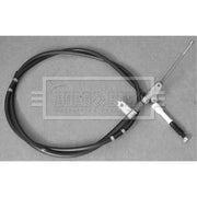 Borg & Beck Handbrake Cable Left Rear BKB3656
