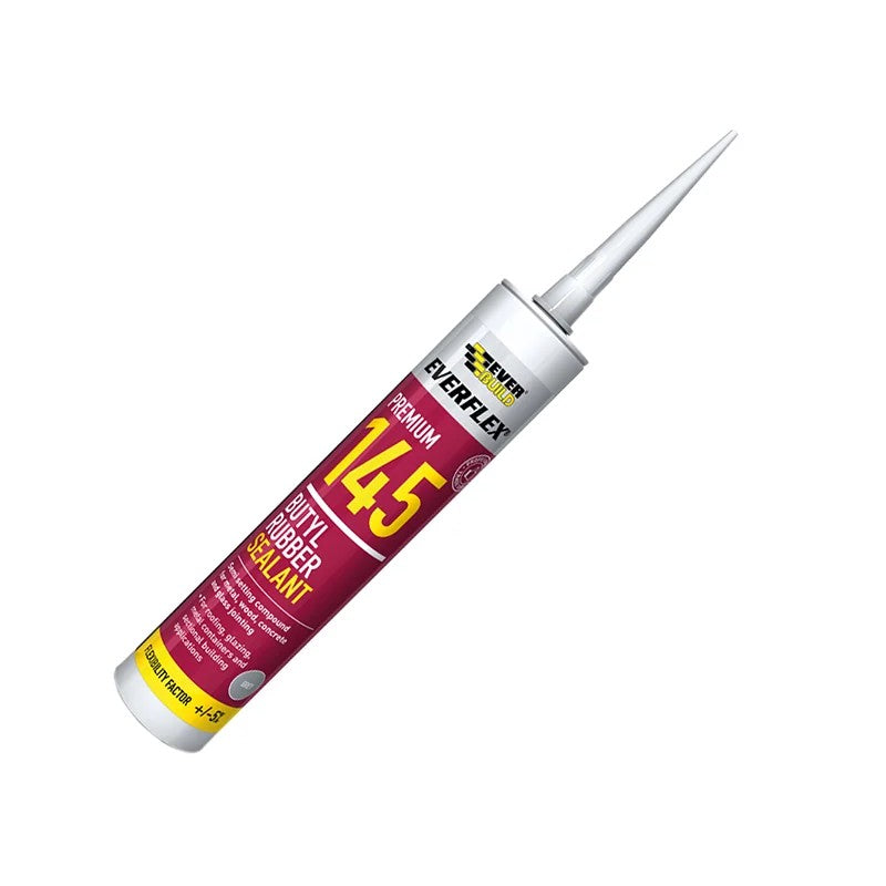 Everbuild Sika Everflex® 145 Butyl Rubber Sealant 300ml Grey - 489633