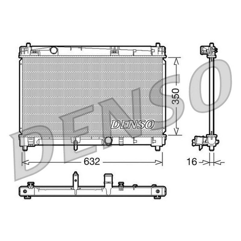Denso Engine Radiator DRM50009