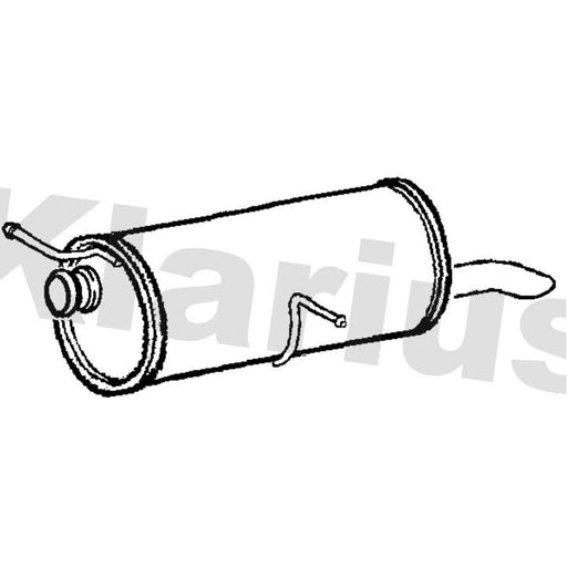 Klarius Box With Tail Pipe Rear PG650Q
