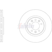 Fahren 2 x Rear Brake Discs FBD6981