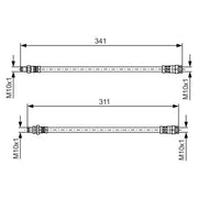 Bosch Brake Hydraulic Hose Line Rear 1 987 481 525
