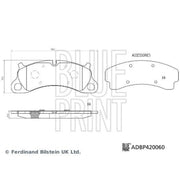 Blue Print Front Brake Pad Set ADBP420060