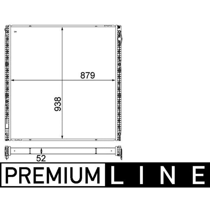 Mahle Low-Temperature Radiator CIR 16 000P