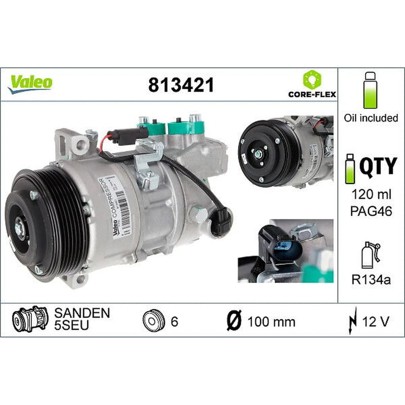 Valeo Air Conditioning Compressor 813421