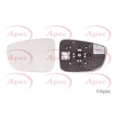 APEC AMG2141 Exterior Mirror Mirror Glass Left N/S Passenger Side Fits Mazda 3 6 APEC - Town Parts