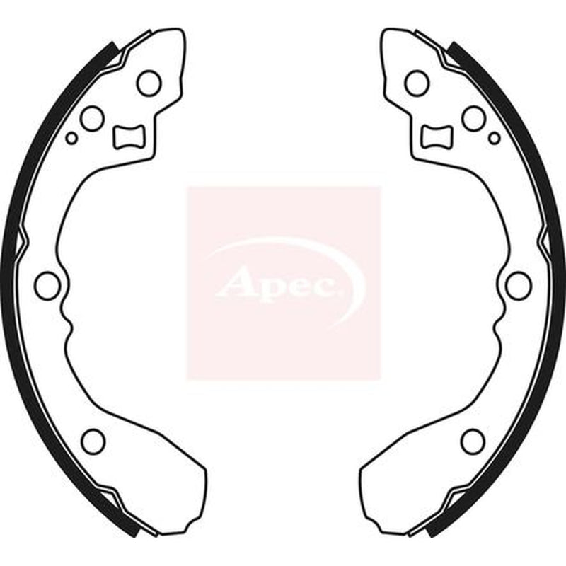 Apec Brake Shoe Set Axle Kit SHU789