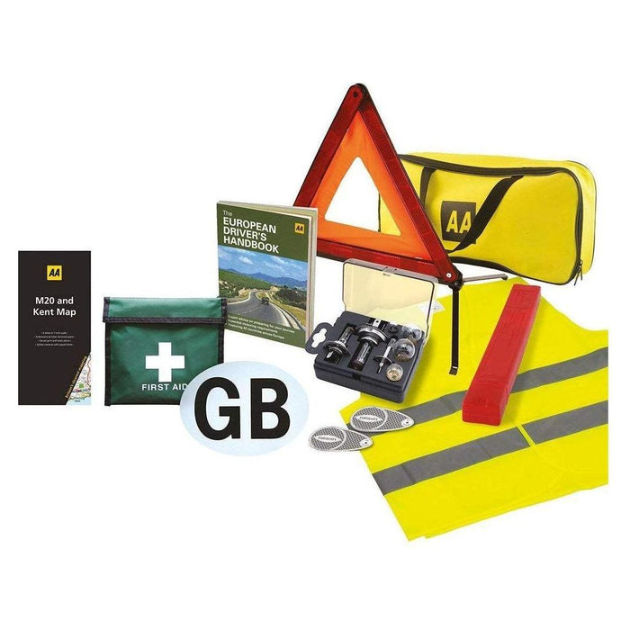 AA Euro Travel Kit Pack European Driving Legal Requirements France Spain Germany AA  - Town Parts