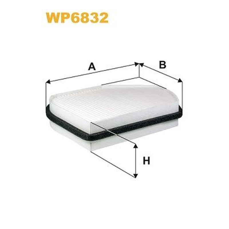 WIX Cabin Air Filter (Pollen Filter) WP6832