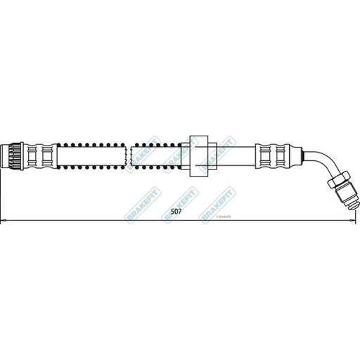 Apec Brake Hydraulic Hose Line Front Right BHO4205