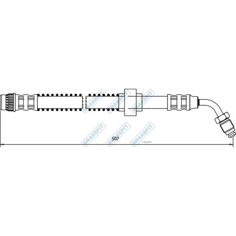 Apec Brake Hydraulic Hose Line Front Right BHO4205