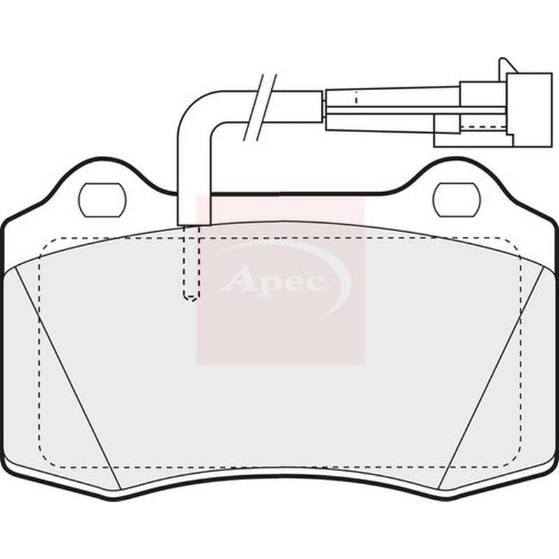 Apec Front Brake Pad Set PAD1150
