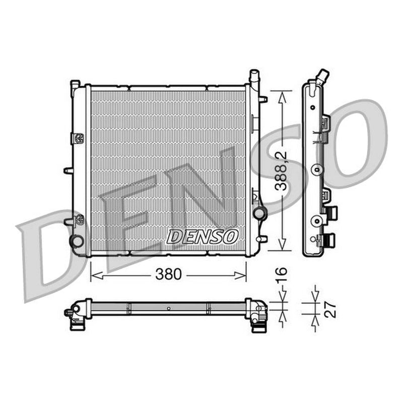 Denso Engine Radiator DRM21005