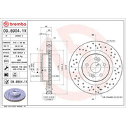 Brembo Xtra 2 x / Front Brake Discs 09.8904.1X