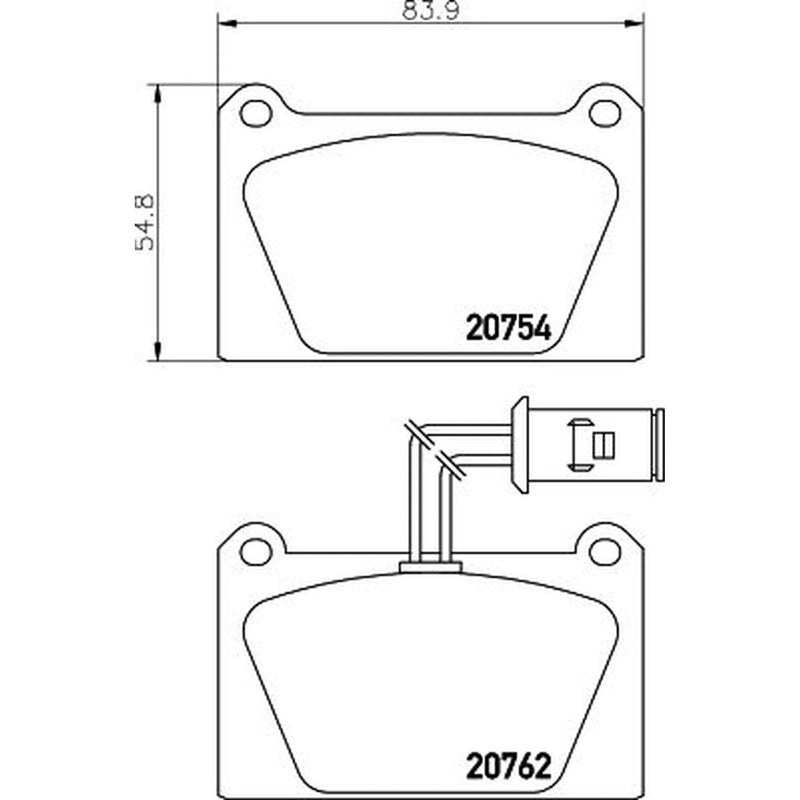 Mintex Front Brake Pad Set MLB81