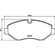 DON Front Brake Pad Set PCP2075