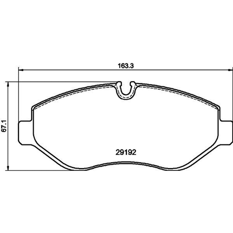 Mintex Front Brake Pad Set MDB4312