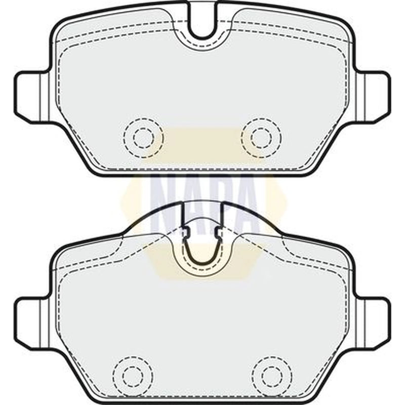 NAPA Rear Brake Pad Set NBP1769