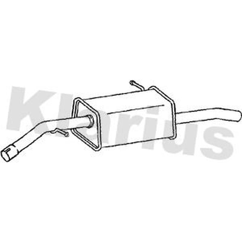 Klarius Box With Tail Pipe Rear CN662T