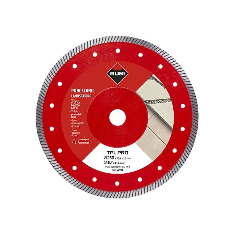 RUBI TILING TOOLS TPL 250 EXT Pro Diamond Blade 250mm - 40913