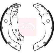 Apec Brake Shoe Set Axle Kit SHU711