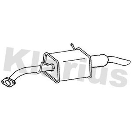 Klarius Box With Tail Pipe Rear TY1029G
