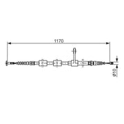 Bosch Handbrake Cable Right Rear 1 987 477 554