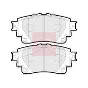 Apec Rear Brake Pad Set PAD2308