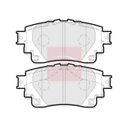 Apec Rear Brake Pad Set PAD2308