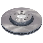Febi 2 x Internally Vented Front Brake Discs 196213