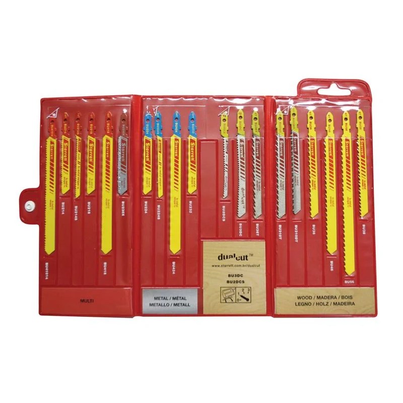 Starrett BU4 Jigsaw Blade Assortment Pack, 19 Piece - BU4
