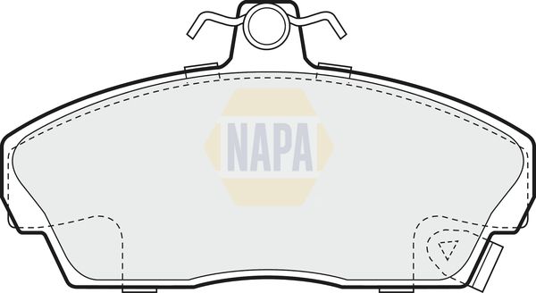 NAPA Front & Rear Pads fits ACURA HONDA MG