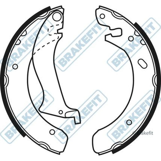 Apec Brake Shoe Set Axle Kit BSH1105
