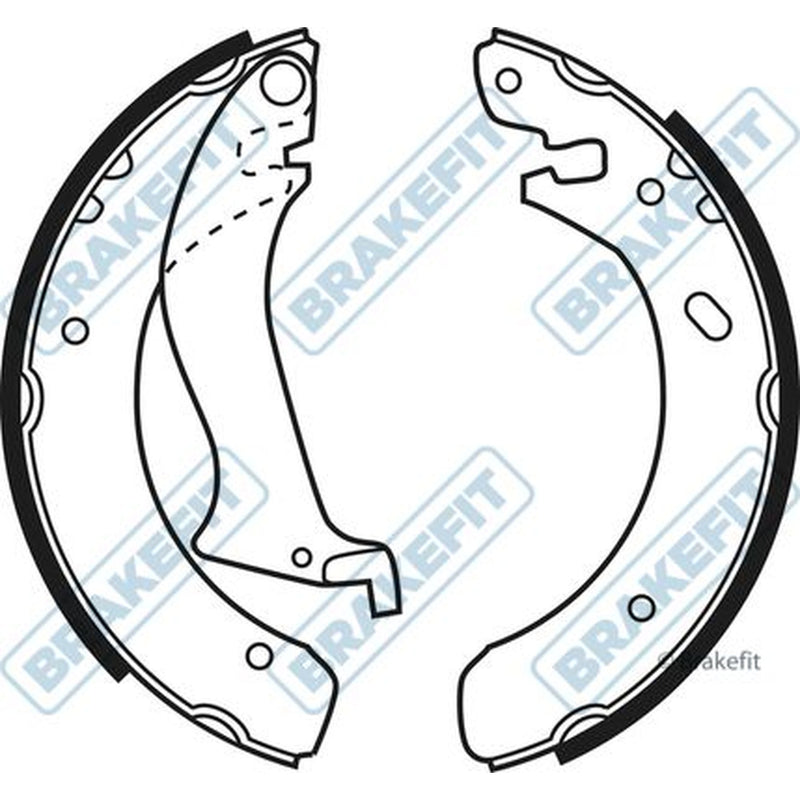 Apec Brake Shoe Set Axle Kit BSH1105
