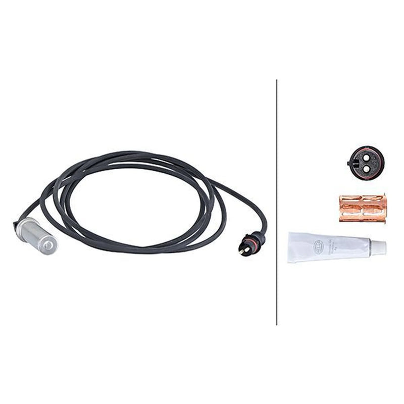 Hella ABS Wheel Speed Sensor Rear 6PU 230 048-581