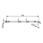 Bosch Brake Hydraulic Hose Line Rear 1 987 481 925