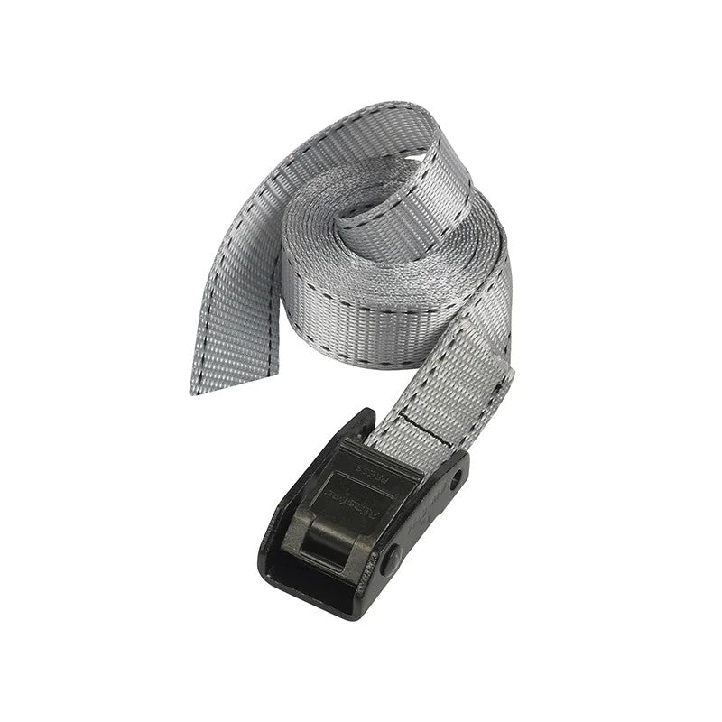 Master Lock Lashing Strap with Metal Buckle, Grey 5m 150kg (Single) - 3112EURDAT