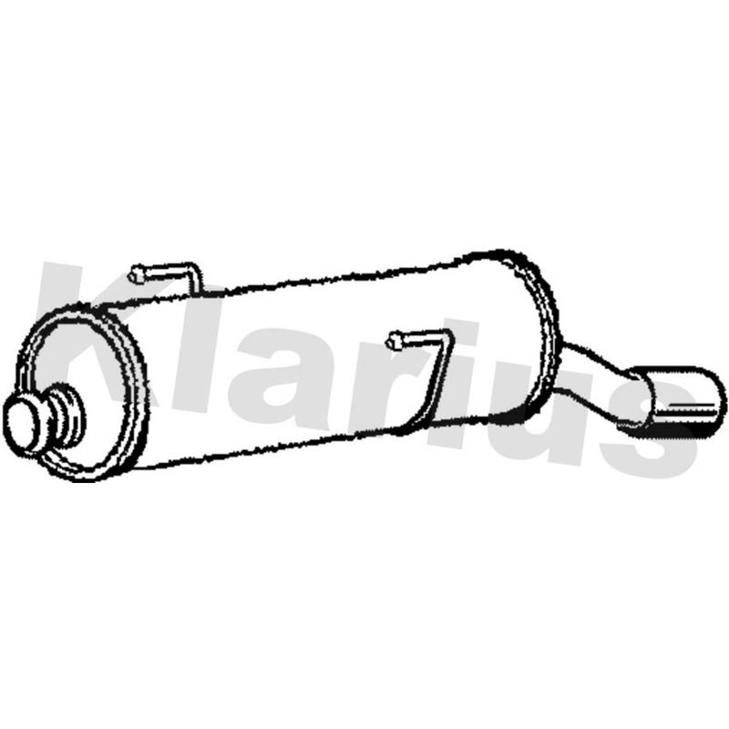 Klarius Box With Tail Pipe Rear PG752Q