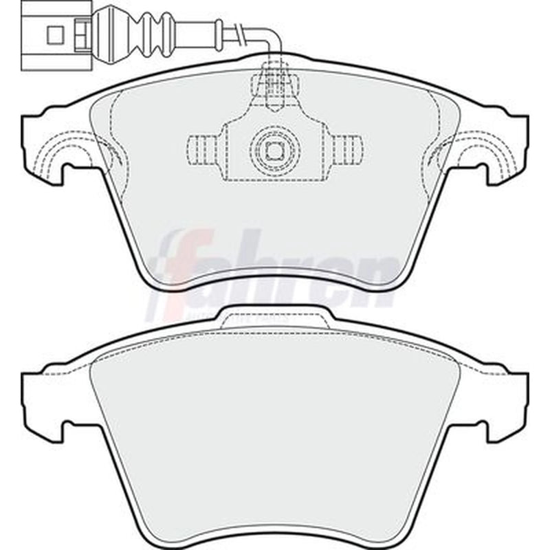 Fahren Front Brake Pad Set FBP3598