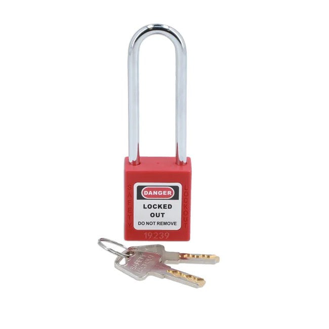 Laser Tools Long Shackle Safety Lockout Padlock - PL