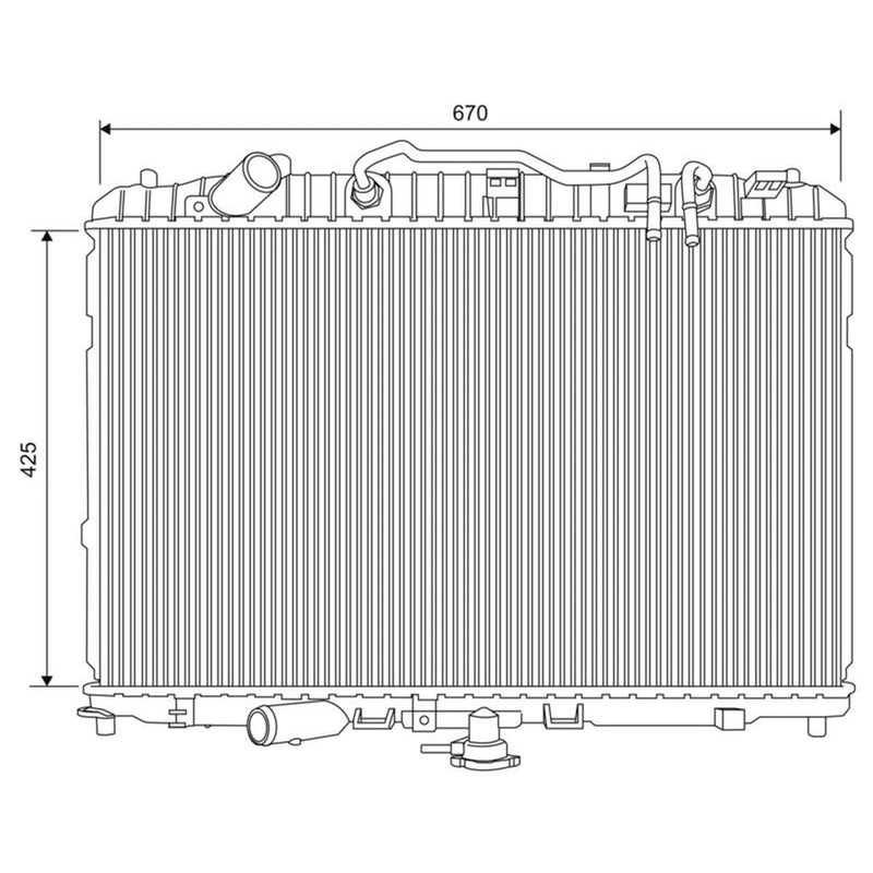 Valeo Engine Radiator 701639