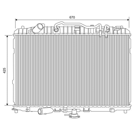 Valeo Engine Radiator 701639