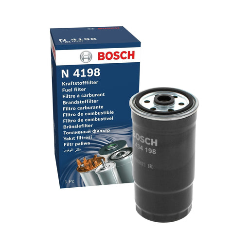 Genuine Bosch Car Fuel Filter N4198 Fits Hyundai Santa Fe Crdi - 2.0 - 01-06 145 Bosch  - Town Parts