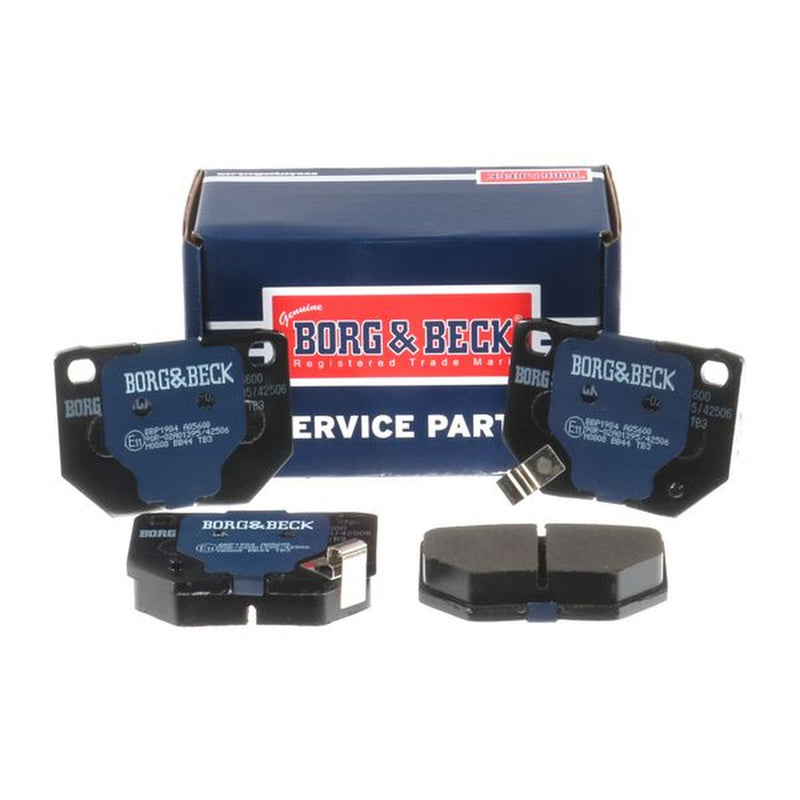 Borg & Beck 4 x Rear Brake Pad Set BBP1984