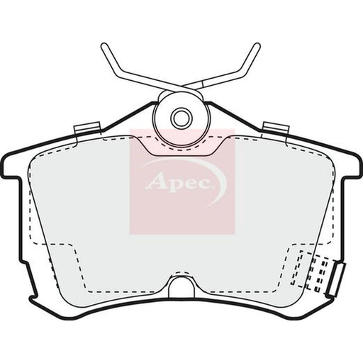Apec Rear Brake Pad Set PAD1046